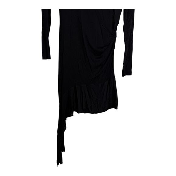 NWT Helmut Lang Scala Draped Asymmetric Minidress - Size XL - Picture 9 of 15